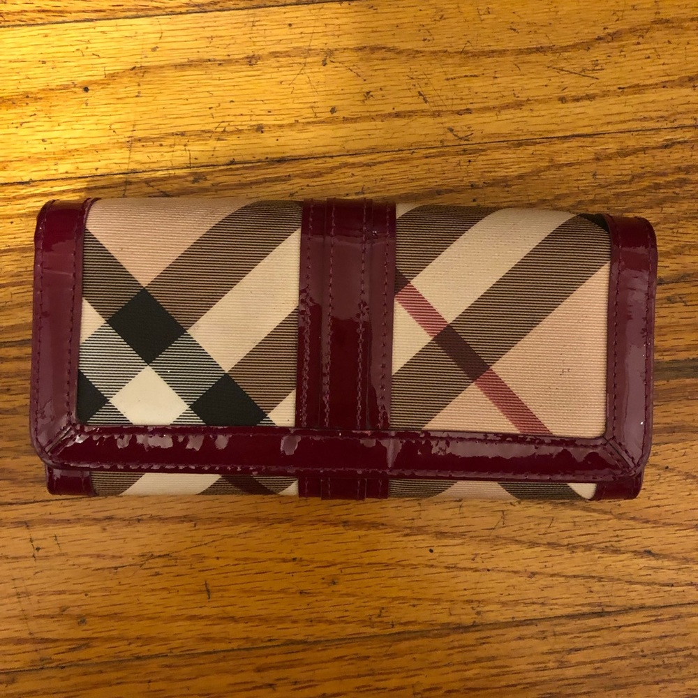 Burberry Super Nova Check Wallet